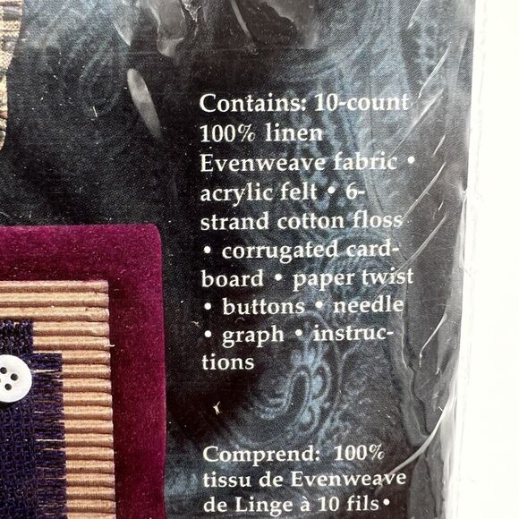 Janlynn Felt Like Stitchin Silent Night Embroidery Craft Kit 9x9 Wall Hanging - Picture 3 of 5